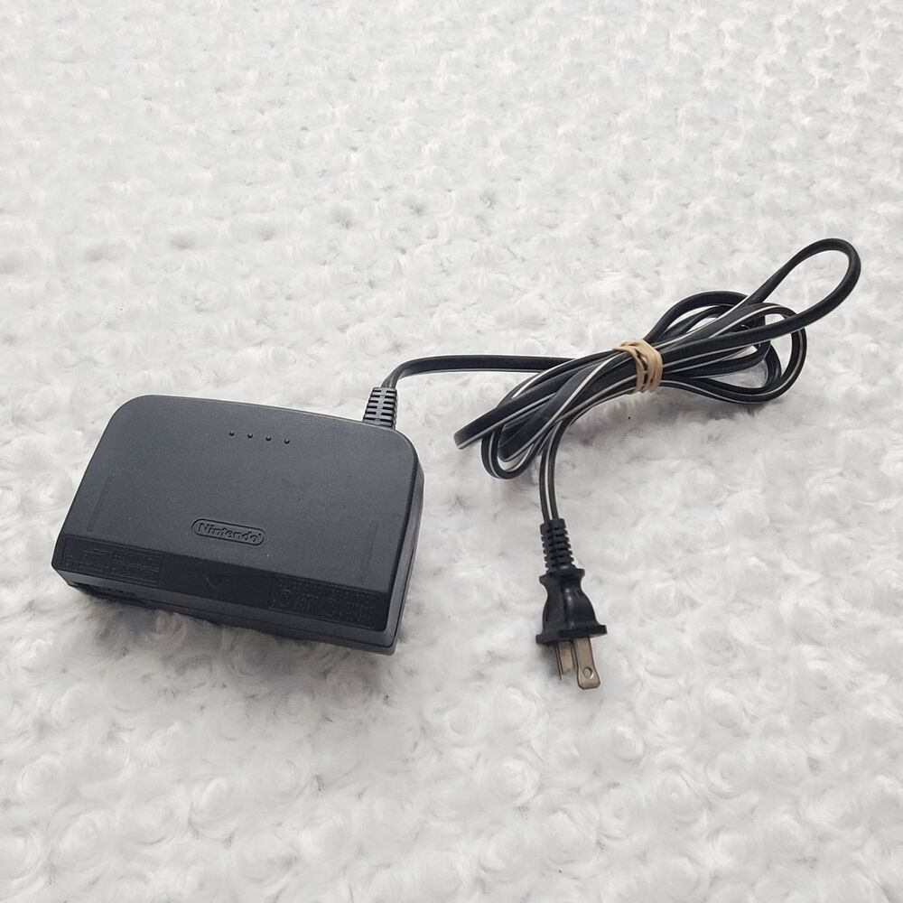 Nintendo NUS-002 (USA) video game console AC power supply adapter Black